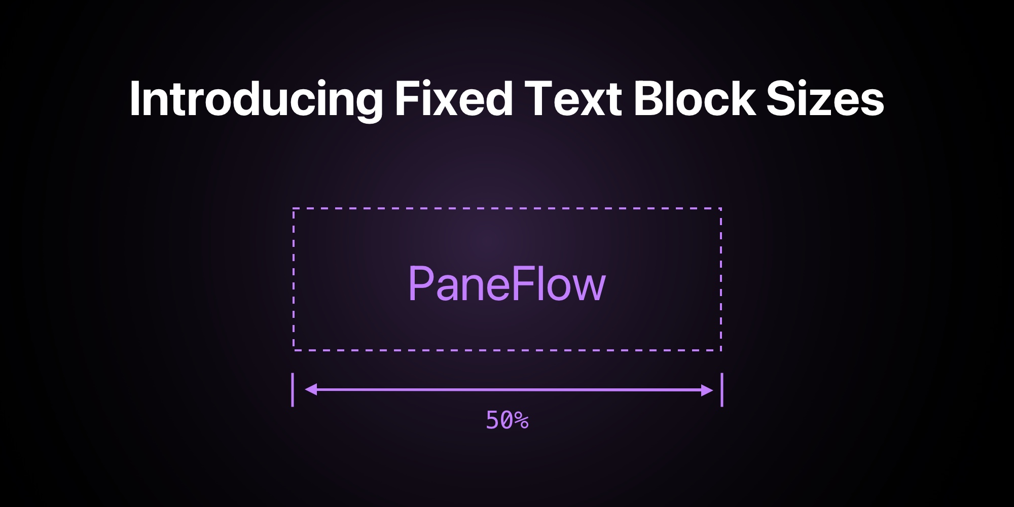 Introducing Fixed Text Block Sizes in PaneFlow
