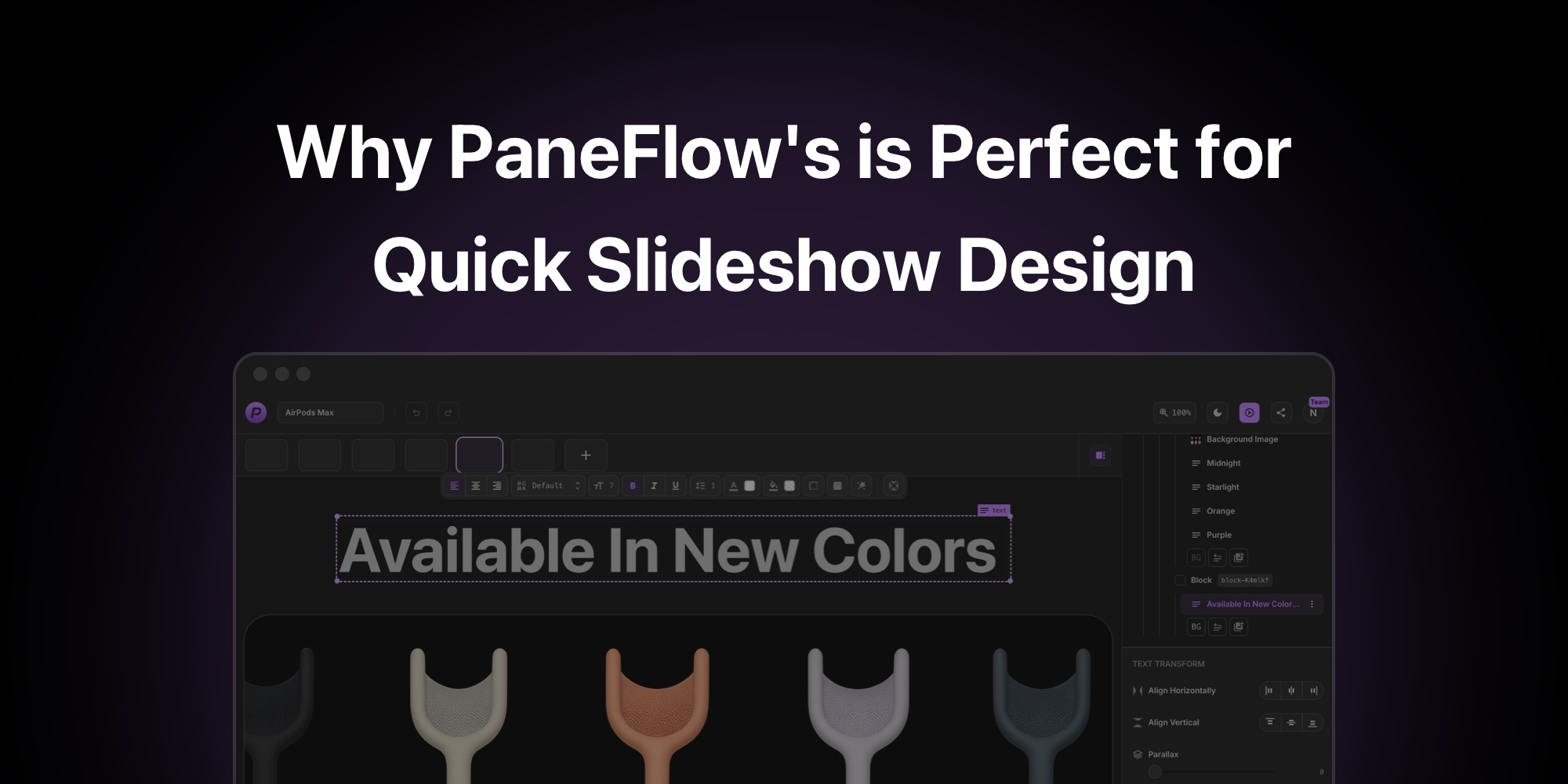 Why PaneFlow's No-Code Platform is Perfect for Quick Slideshow Design in 2025