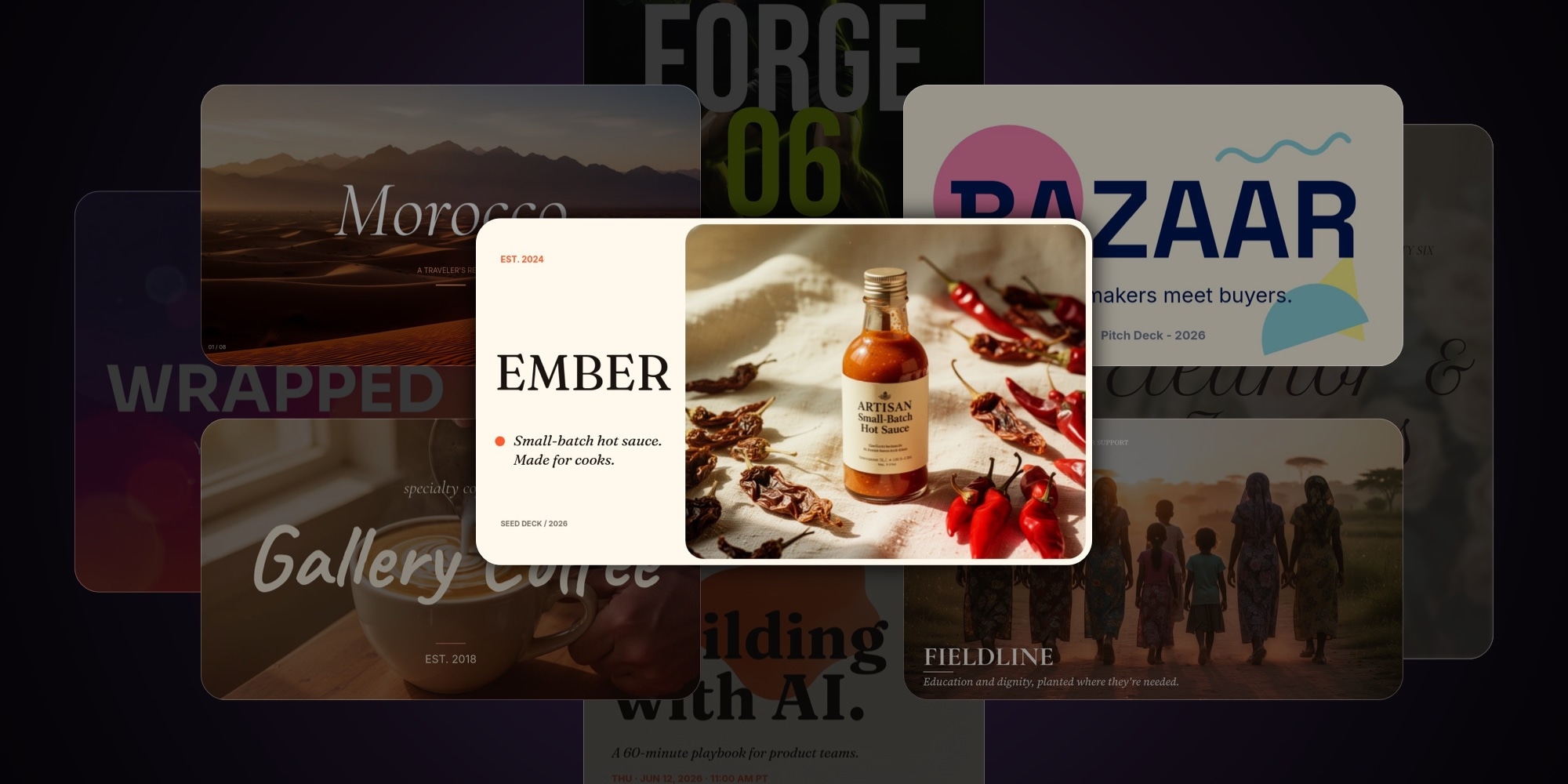 37 New PaneFlow Templates: Pitch Decks, LinkedIn Carousels, Year Recaps and More