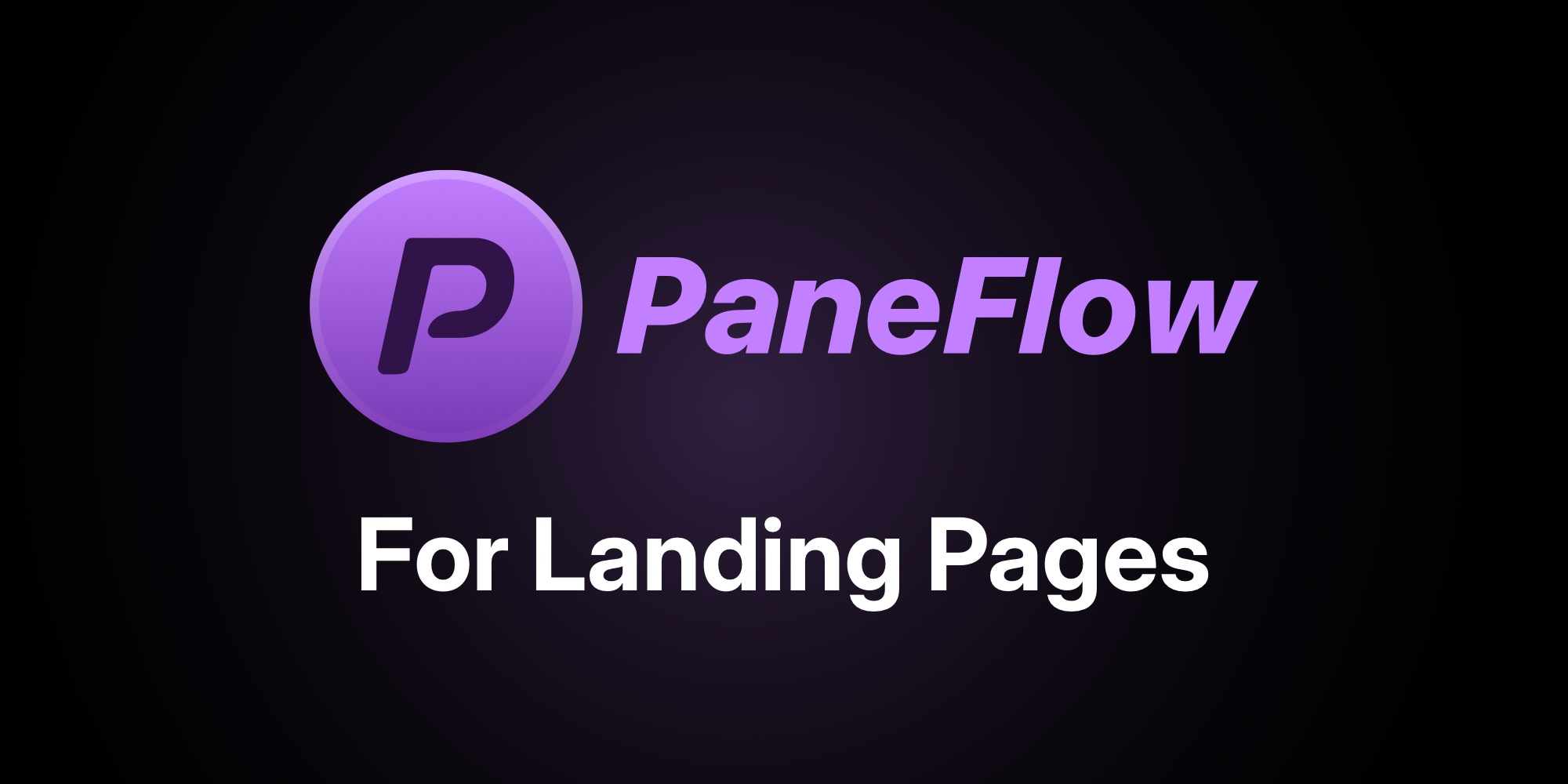 PaneFlow for Landing Pages