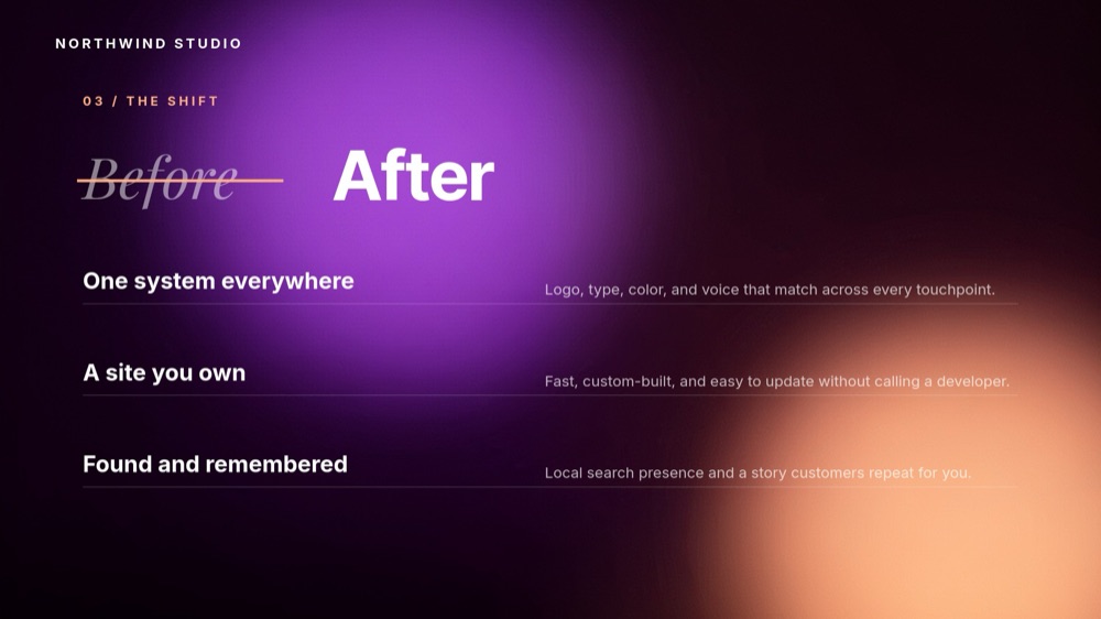 Agency Proposal - Gradient Italic Template - pane 4