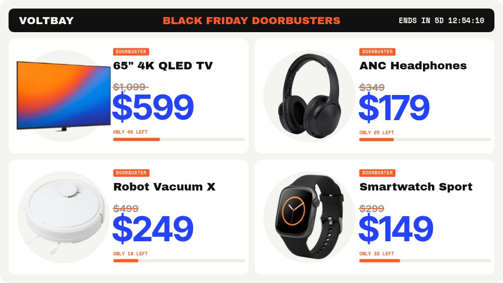 Black Friday Doorbusters - Deal Grid Template - pane 1