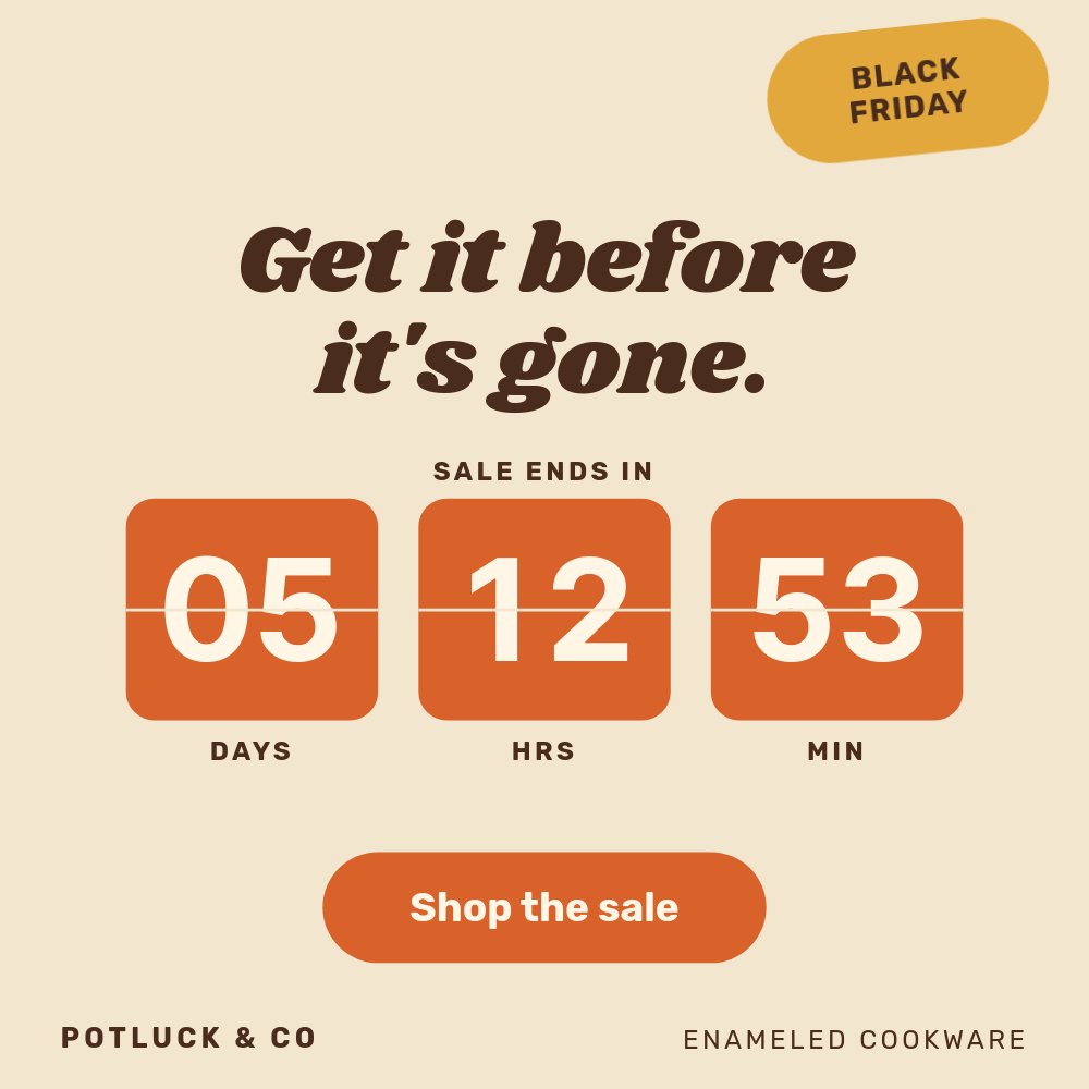 Black Friday Square - Retro Kitchen Template - pane 4