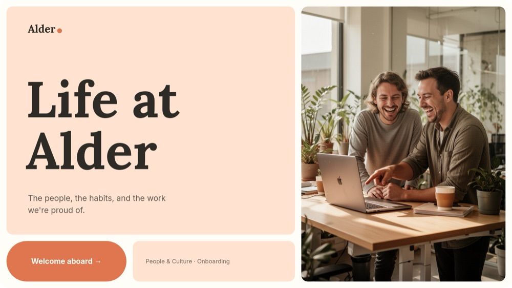 Company Culture - Pastel Rounds Template - pane 1