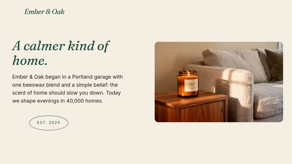 Consumer Brand Pitch - Linen Serif Template - pane 2