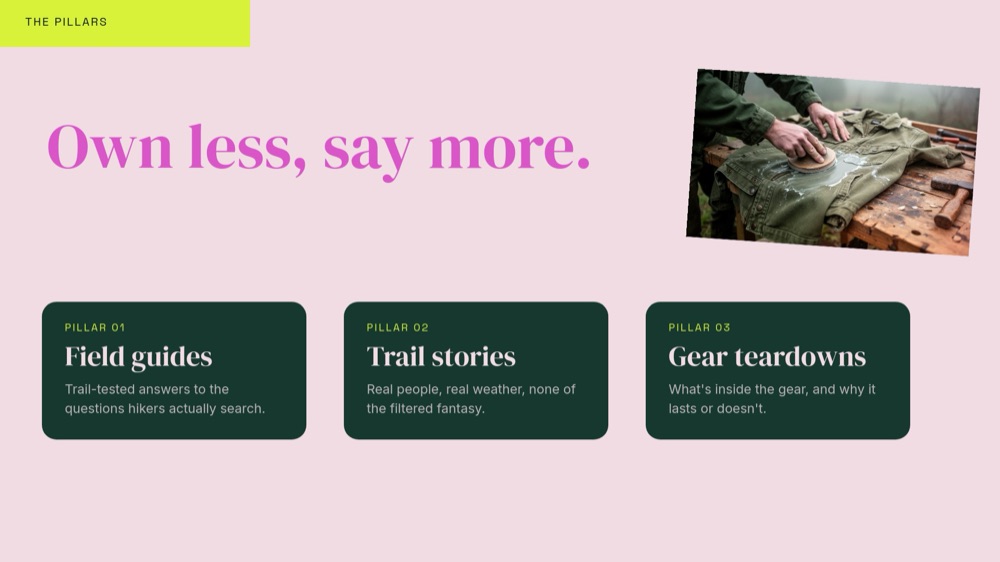 Content Strategy - Forest Neon Template - pane 5