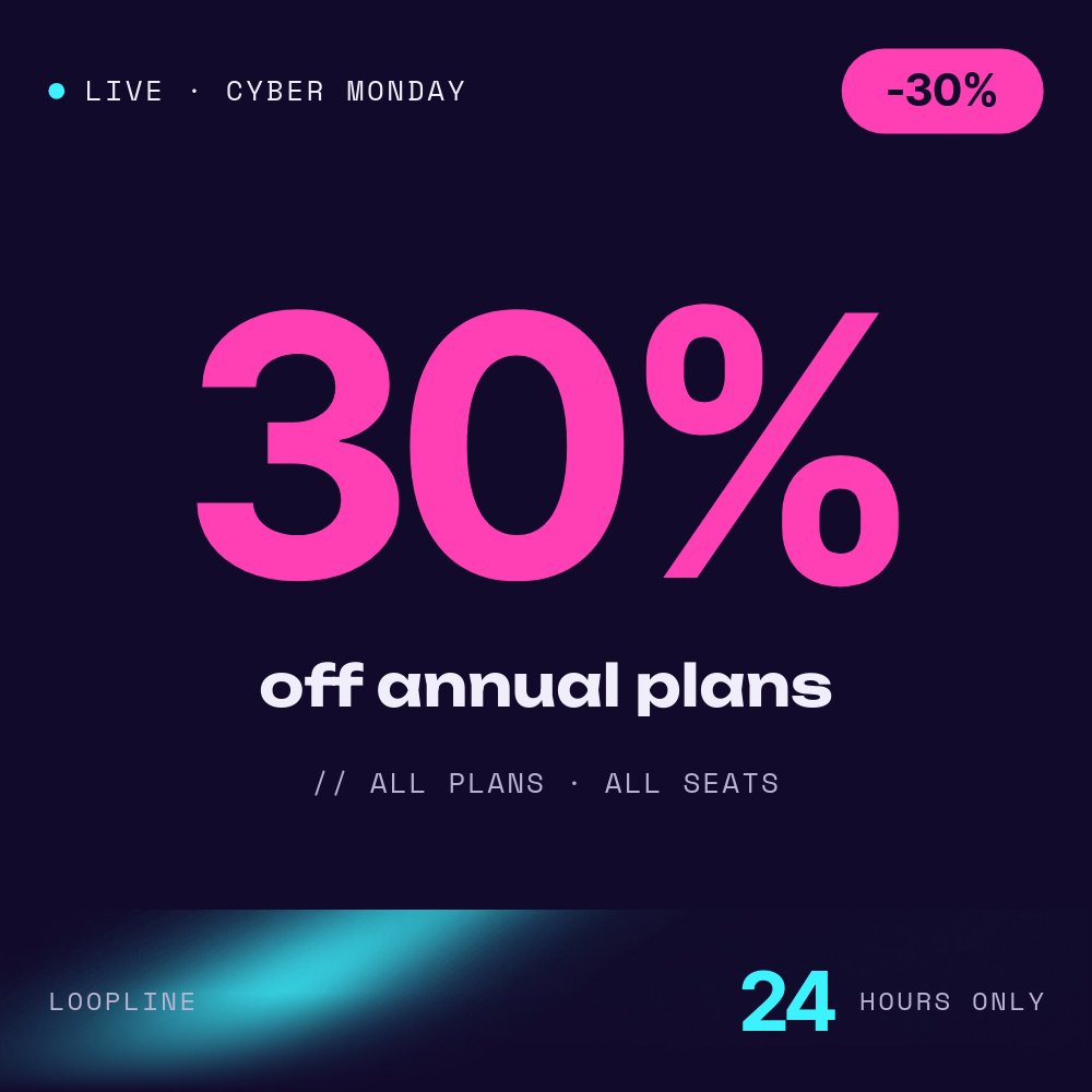 Cyber Monday Flash - 24-Hour Sale Square Template - pane 2