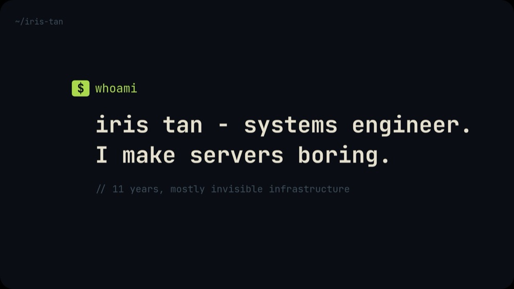 Developer Portfolio - Terminal Mono Template - pane 1