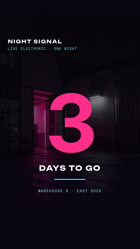 Event Countdown Story - Doors Open Template - pane 1
