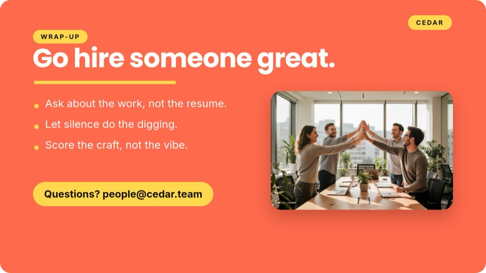 Hiring 101 - Cedar Workshop Template - pane 8