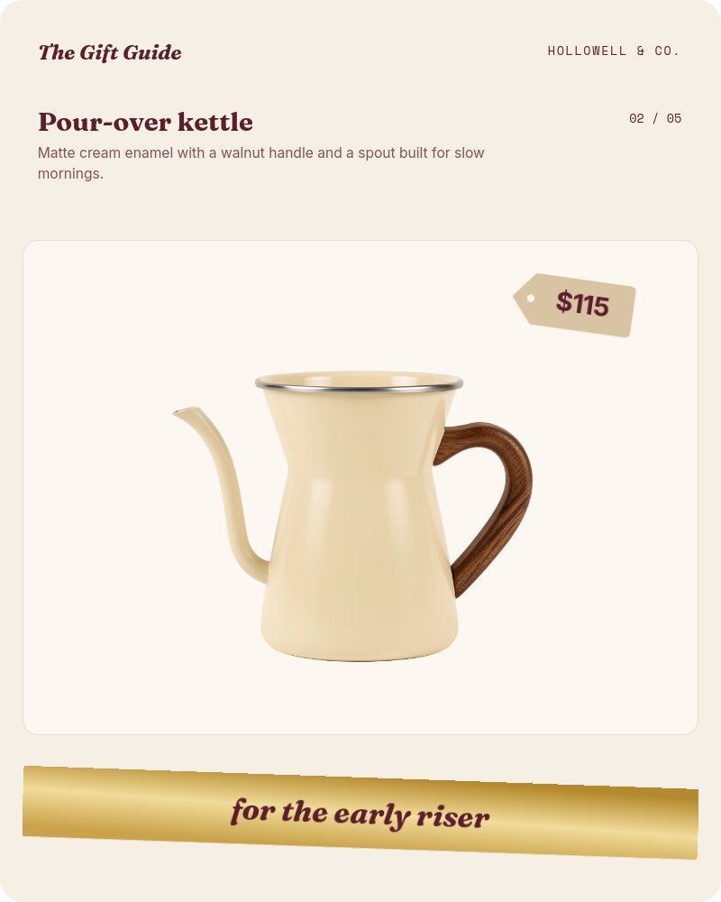 Holiday Gift Guide - Editorial Loop Template - pane 3