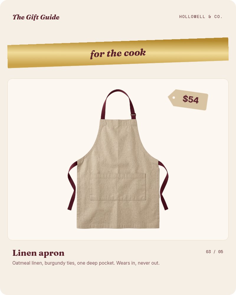 Holiday Gift Guide - Editorial Loop Template - pane 4