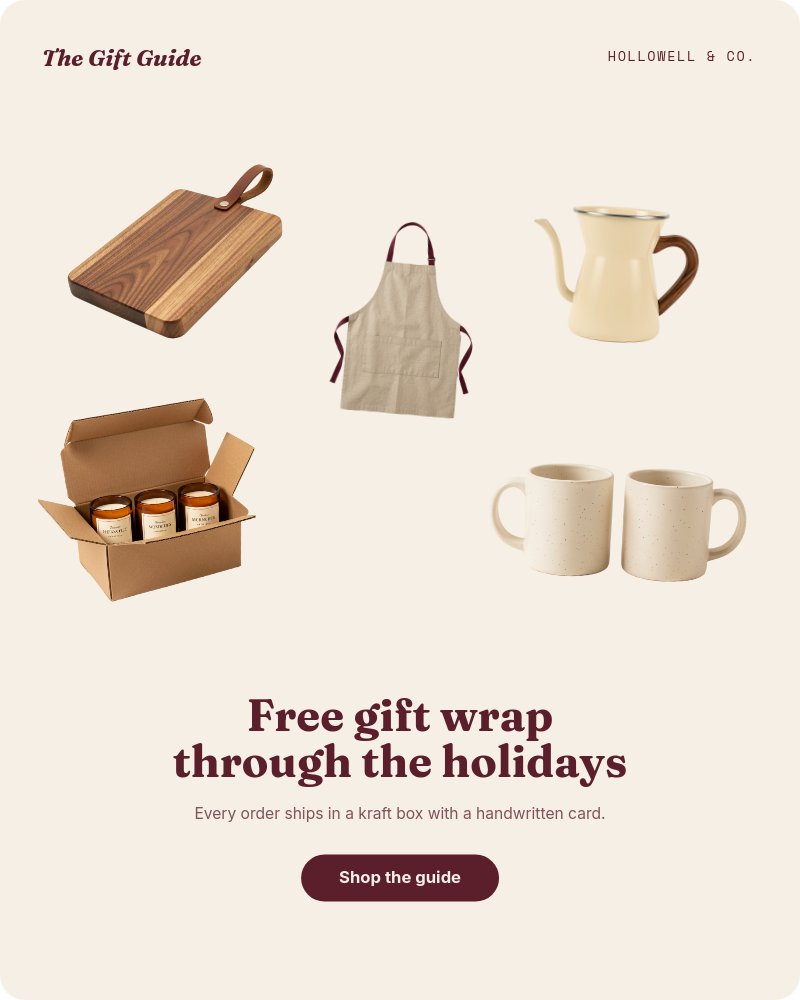 Holiday Gift Guide - Editorial Loop Template - pane 6
