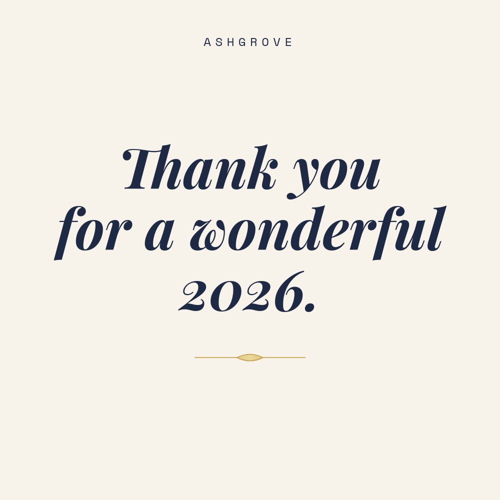 Holiday Greeting - Brand Thank-You Card Template - pane 1