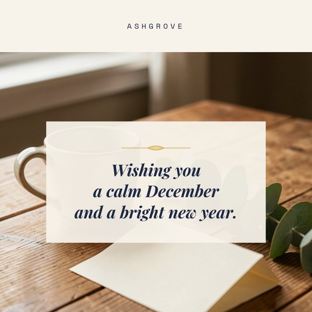 Holiday Greeting - Brand Thank-You Card Template - pane 3