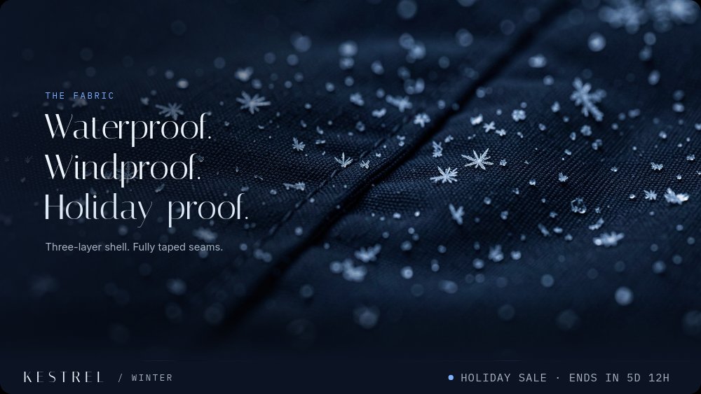 Holiday Sale Lookbook - Winter Hero Template - pane 4