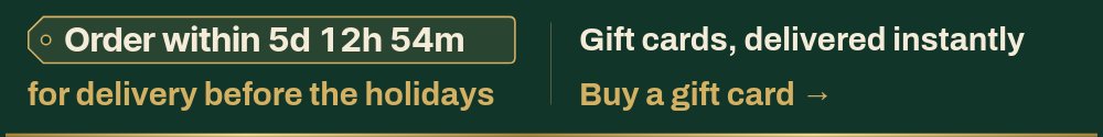 Holiday Shipping Cutoff - Announcement Bar Template - pane 3