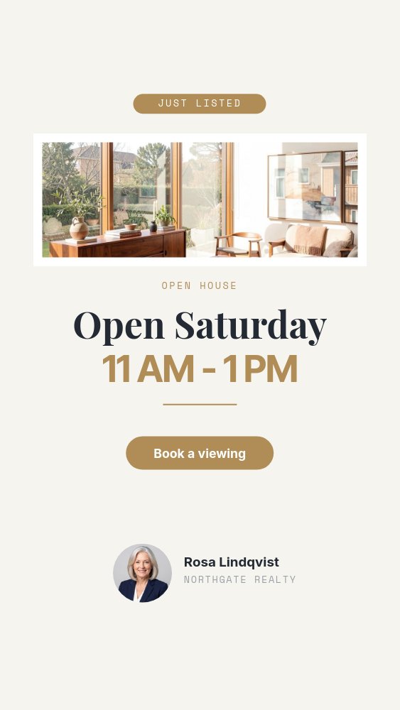 Just Listed Story - Property Reveal Template - pane 4