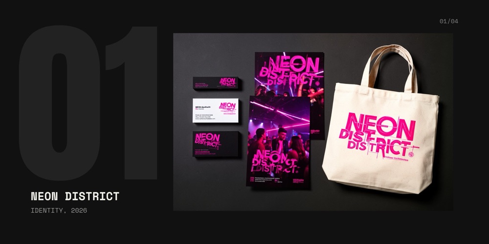 Portfolio Strip - Work Showcase Template - pane 2