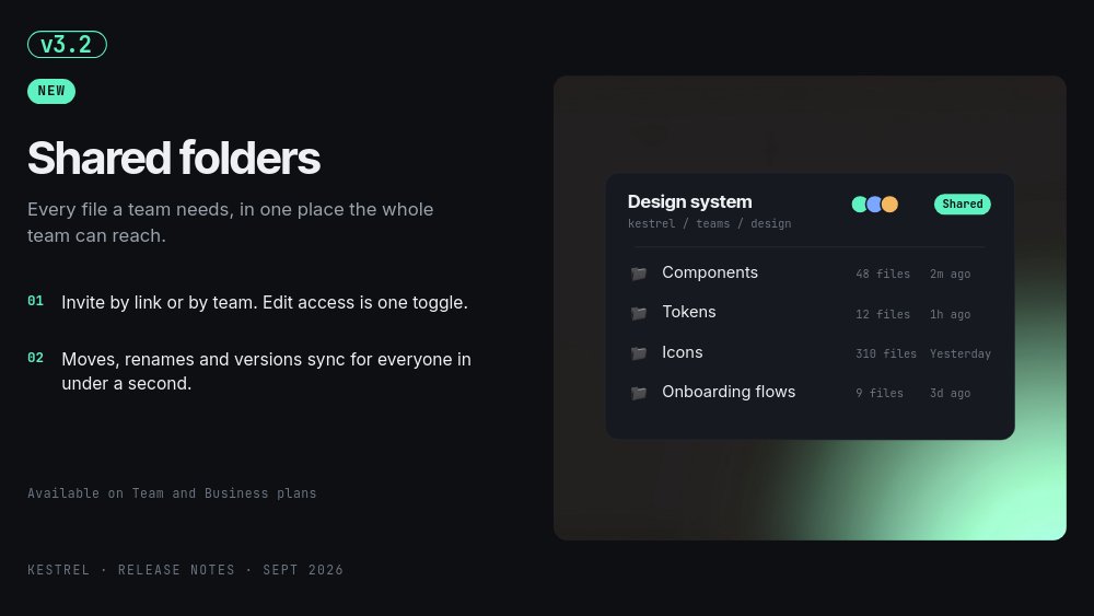 Release Notes - What's New Deck Template - pane 3