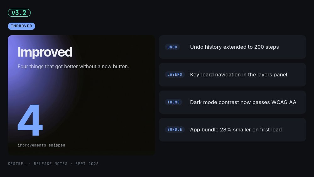 Release Notes - What's New Deck Template - pane 5