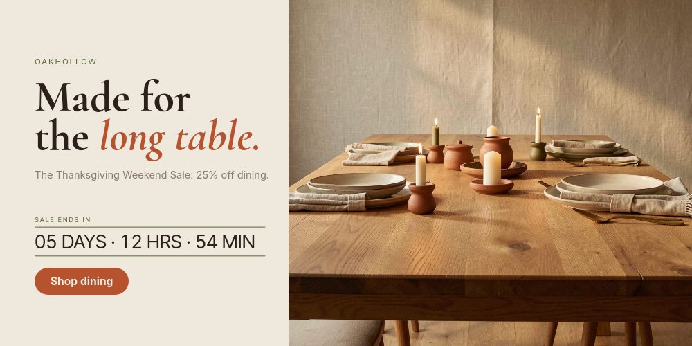 Thanksgiving Weekend Sale - Hearth Hero Template - pane 1