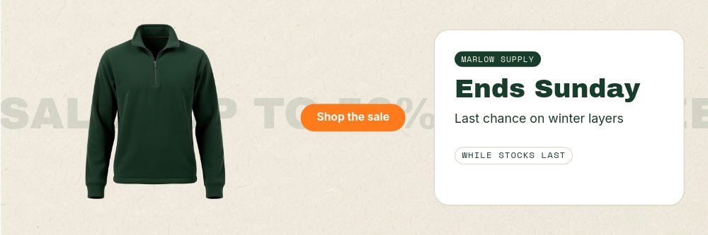 Year-End Sale Band - Marquee Strip Template - pane 3